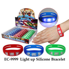 Light up Silicone Bracelet Nouveauté Toy